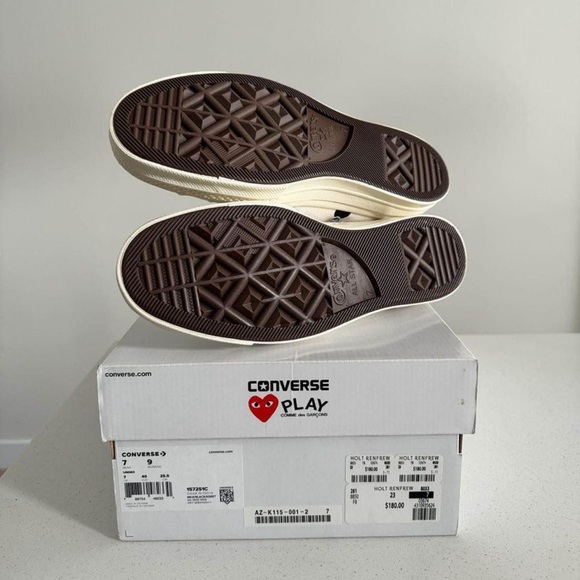 Comme Des Garçons Converse (White) - Picture 3 of 3
